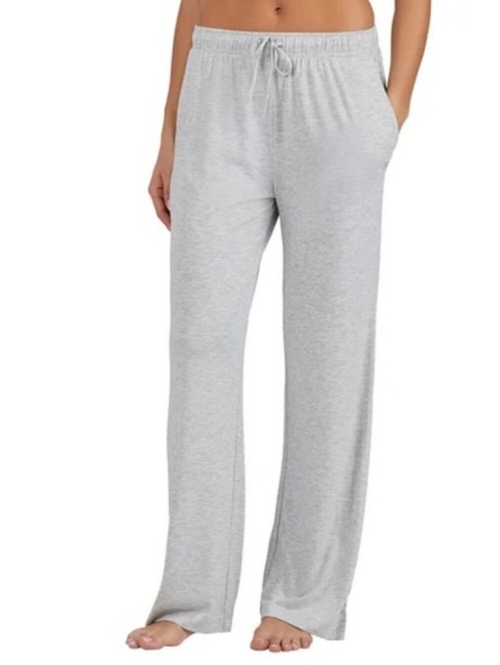 Natori Lounge Pants Size XL Grey PJ Pant Casual Neutral Relaxed Flowy Light NWOT